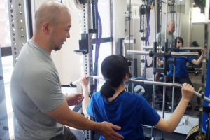 パーソナルトレーニングの様子