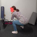 スクワットするTさん